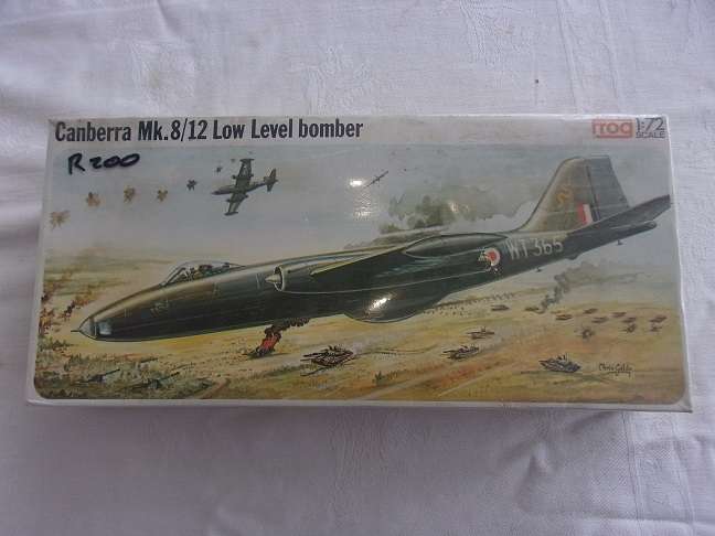 Factory sealed 1:72 scale Frog Canberra Bomber & Italeri Spitfire for 1 bid