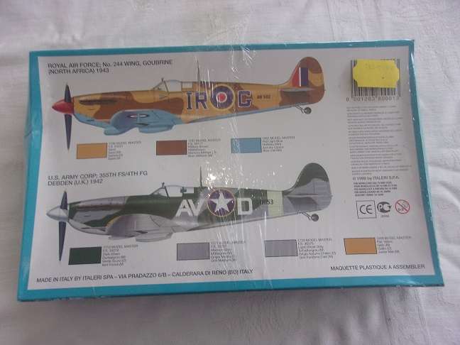 Factory sealed 1:72 scale Frog Canberra Bomber & Italeri Spitfire for 1 bid