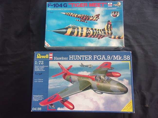 Revell 1:72 Hawker Hunter & ESCI "Tiger Meet" model plane kits for 1 bid