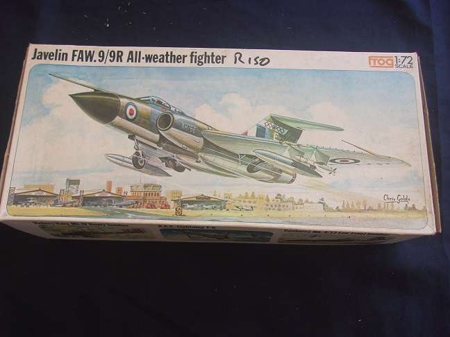 Frog 1:72 Javelin fighter & Heller AMD Mirage model plane kits for 1 bid