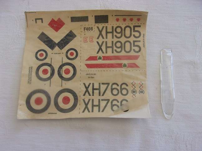 Frog 1:72 Javelin fighter & Heller AMD Mirage model plane kits for 1 bid