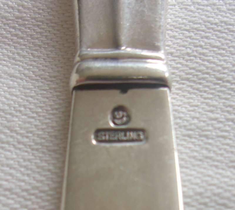 8 Vintage International Sterling Royal Danish Sterling silver butter spreader knives - 262.9g