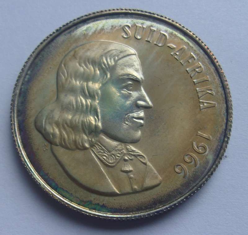 1966 SA short proof set with silver R1 in SAM box