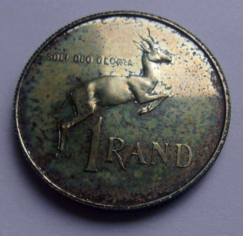 1966 SA short proof set with silver R1 in SAM box