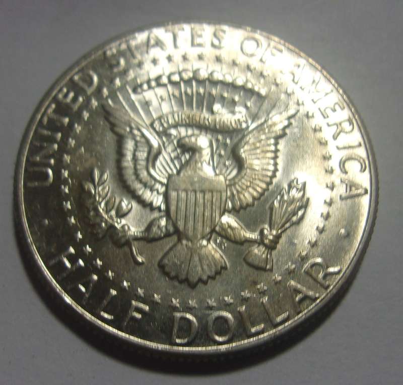 1967 silver USA half dollar coin - nice coin