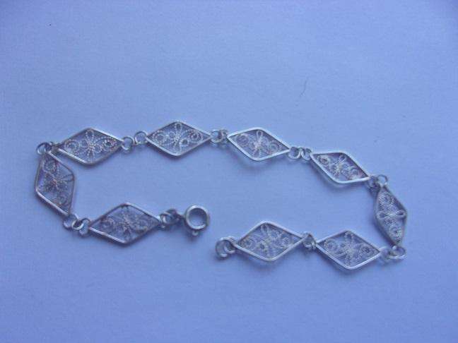 Vintage Sterling silver "Tree of Life" dress ring and wrist bracelet for 1 bid