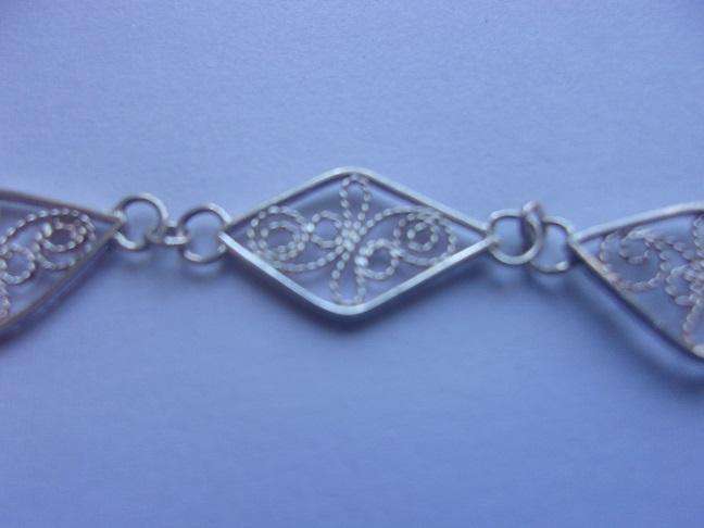 Vintage Sterling silver "Tree of Life" dress ring and wrist bracelet for 1 bid