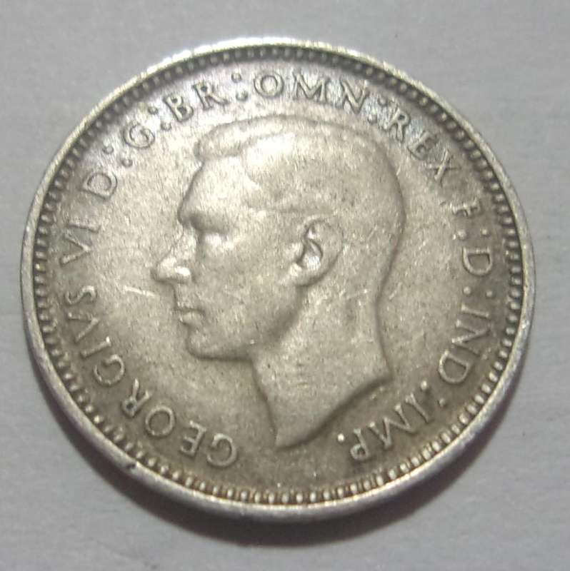 1942 Silver Australia 6p & 3p coins for 1 bid