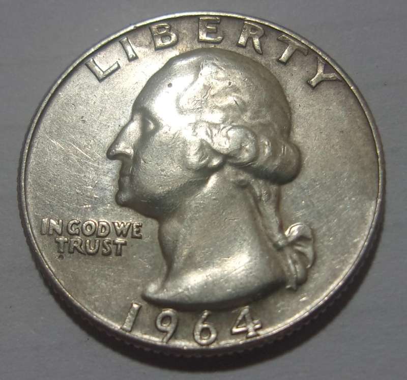 1941 & 1964 silver USA quarter dollars for 1 bid
