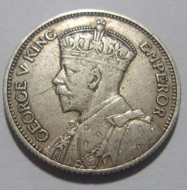 1932 silver Southern Rhodesia 1 Shilling coin
