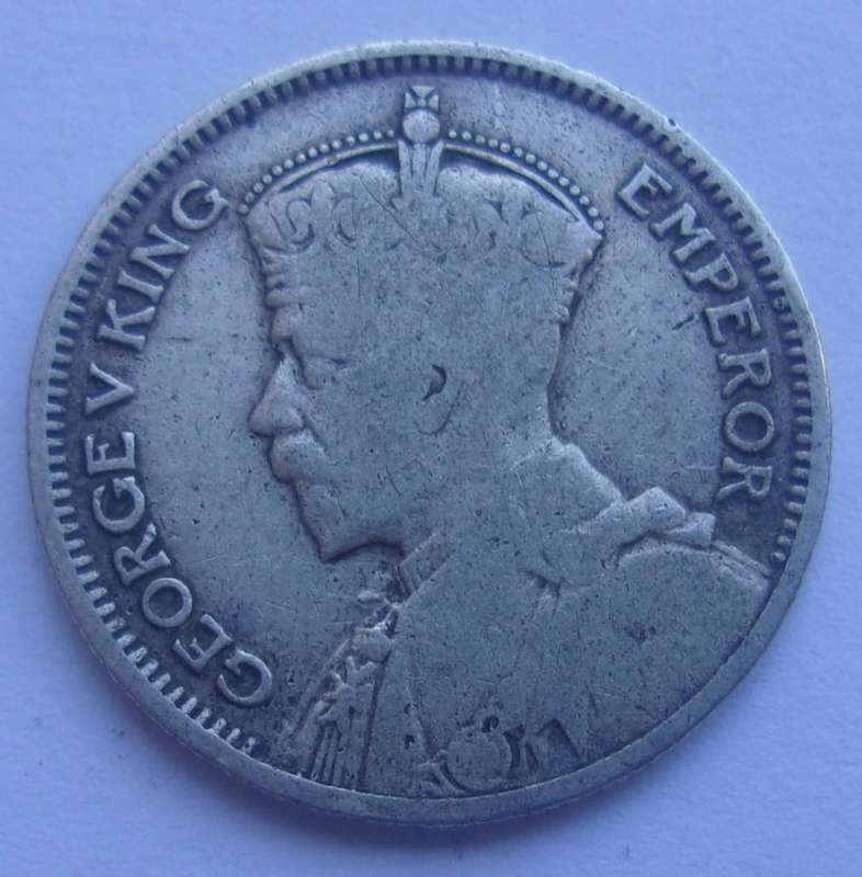 1932 silver Southern Rhodesia 6 Pence coin