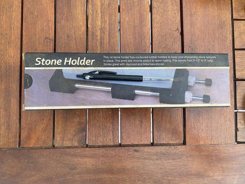 Heavy and Solid Rubber and Chrome Plated Sharpening Stone