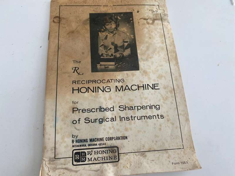 USA-made Honing Sharpening Machine. - For Prescribed Sharpening of Surgical Instruments.