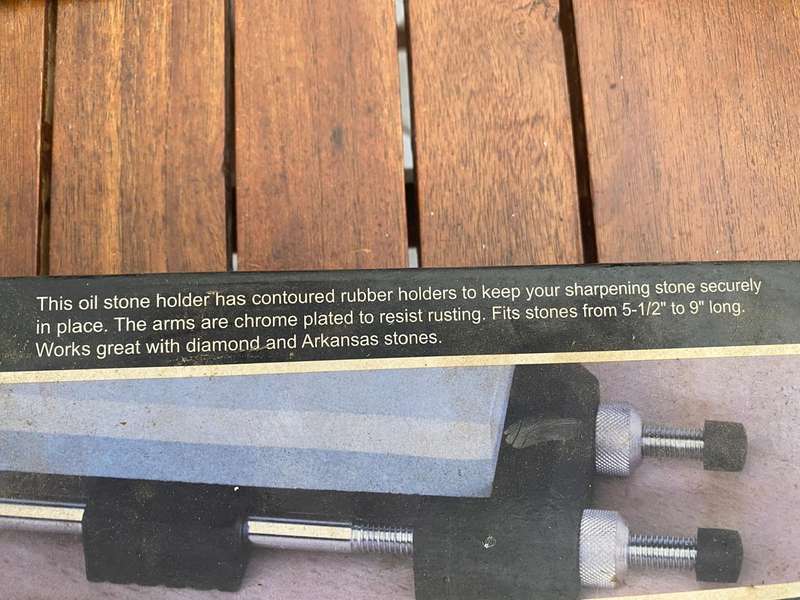 Heavy and Solid Rubber and Chrome Plated Sharpening Stone