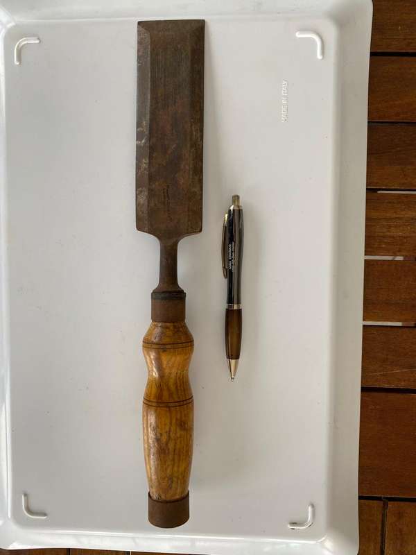 Large Flower Pattern Marples Chisel.