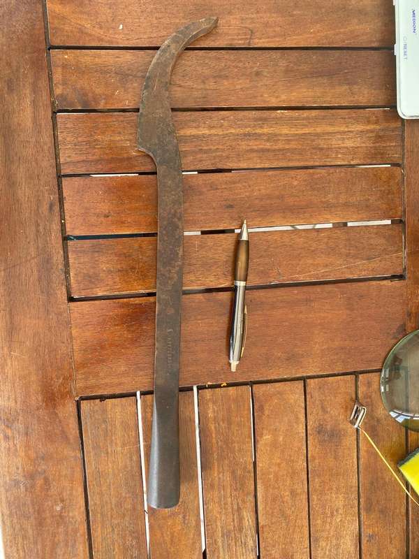 Large Sash Swan Neck Robe Sorby Mortise Chisel.