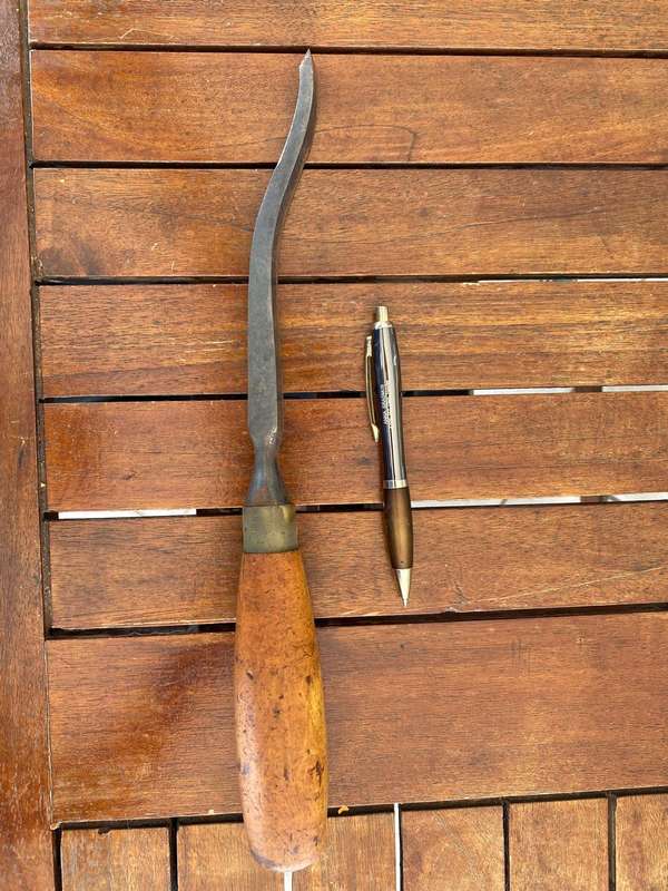 Ward Cast Steel Swan Neck Lock Mortise Chisel.