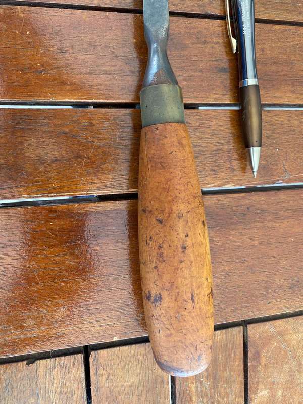 Ward Cast Steel Swan Neck Lock Mortise Chisel.