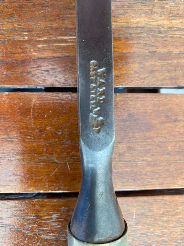 Ward Cast Steel Swan Neck Lock Mortise Chisel.