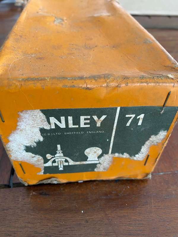 Boxed Stanley UK no 71 Toothing Plane. - Complete.