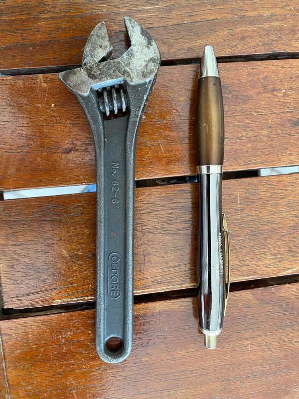 Gedore no 62. -  6-inch Adjustable German Wrench.