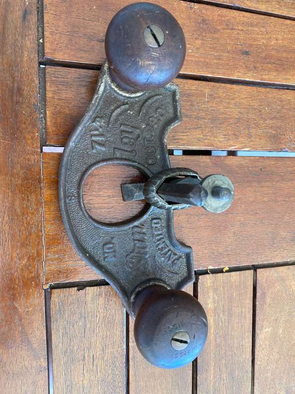 Vintage no 71 1-2 Stanley Toothing (Router) Plane. Close Throat - Patented Okt.29.01.