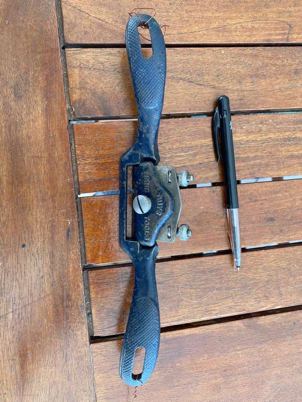 Rare Guys London Adjustable Spoke Shave With Cap Iron and Sharp Blade