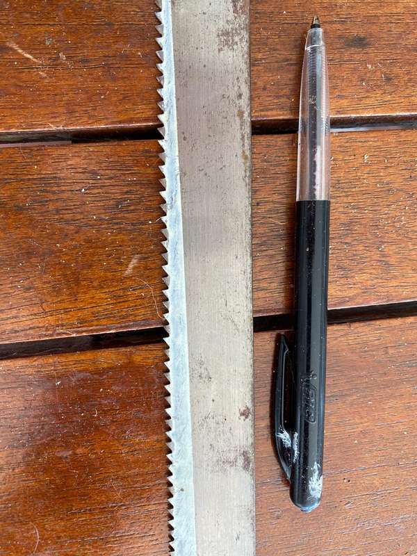 Sharp Saw Blade 40x2cm.  - If you Want to Make Your own Frame Saw.