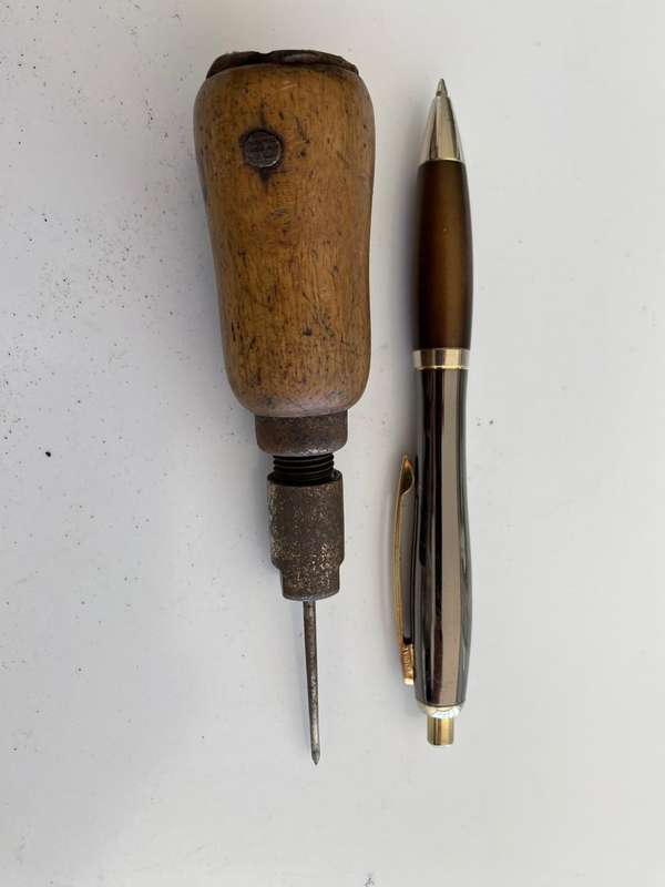 Vintage Awl. - Probably for Leather Work.  - On it is written  Baschest Heft  Perfekt Gestzlich Ofsc