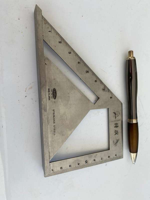 Accurate Japanese Shinwa Combination Steel Square.