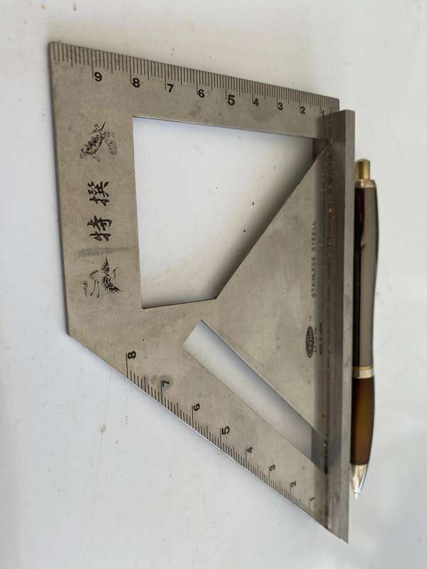 Accurate Japanese Shinwa Combination Steel Square.