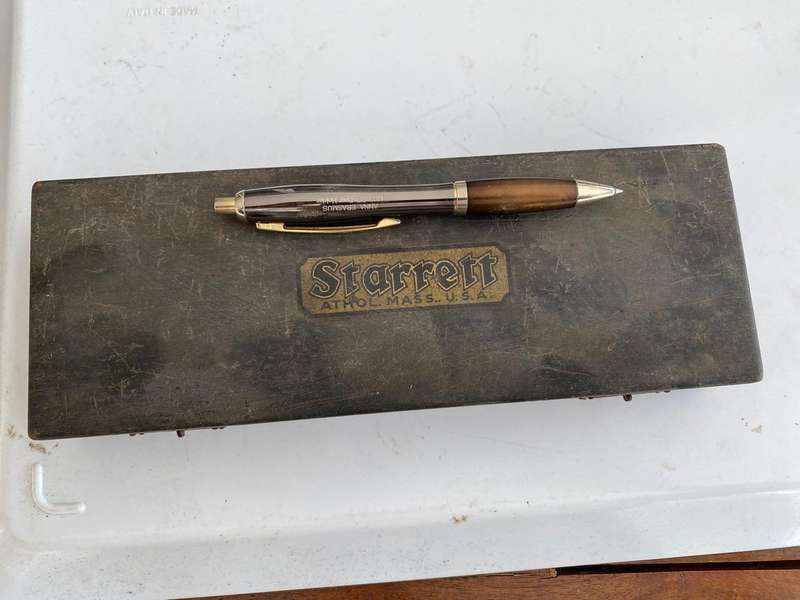 Starrett Inside/Outside Vernier in Inches is made in the USA.