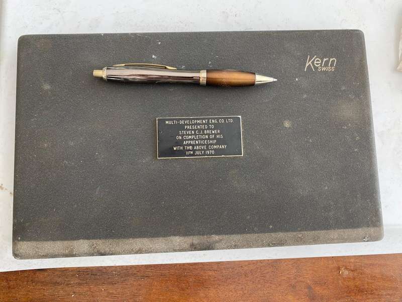 Swiss Kern Aarau Drafting Set Consisting of 18 items.