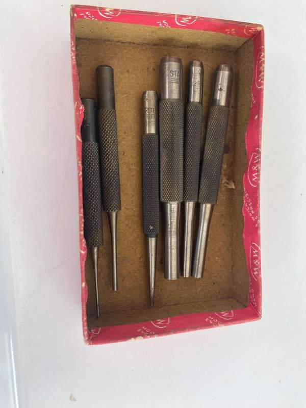 Starrett Punches of Different Sizes x 6.