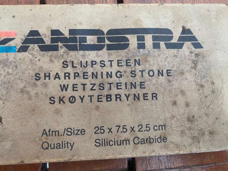 Large Flat Two-sided Silicon Carbide Oilstone.