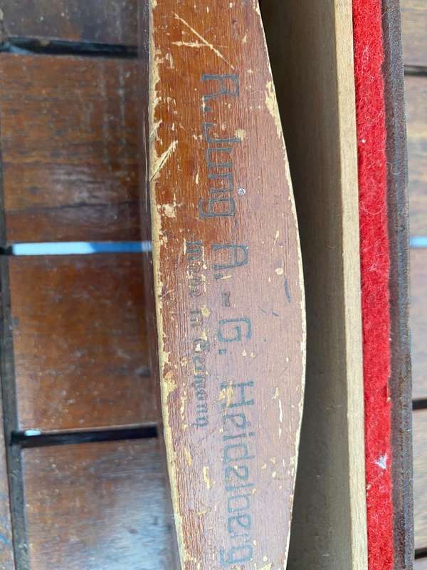 Vintage Leather Strop by A Jung A D Heidelberg Germany
