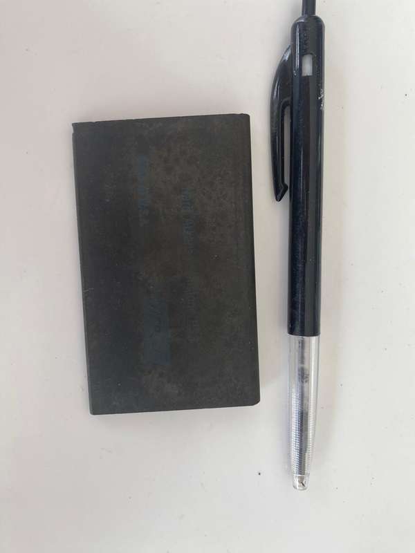 Black Hard Arkanses Oilstone 8 x 4 1/2 cm.