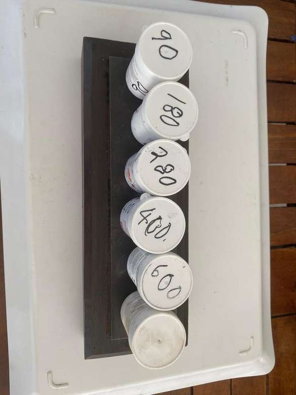 Heavy Veritas lapping set.  - Plat is mounted on heavy wooden block.
