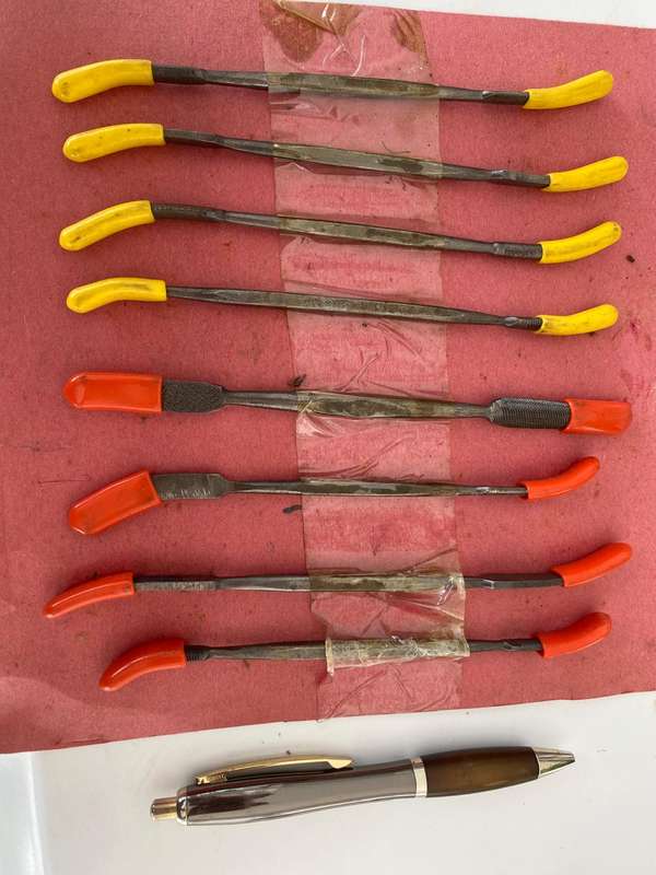 Set of 8 - Gardon Vallorbe Swiss-made Files Riffler Set.