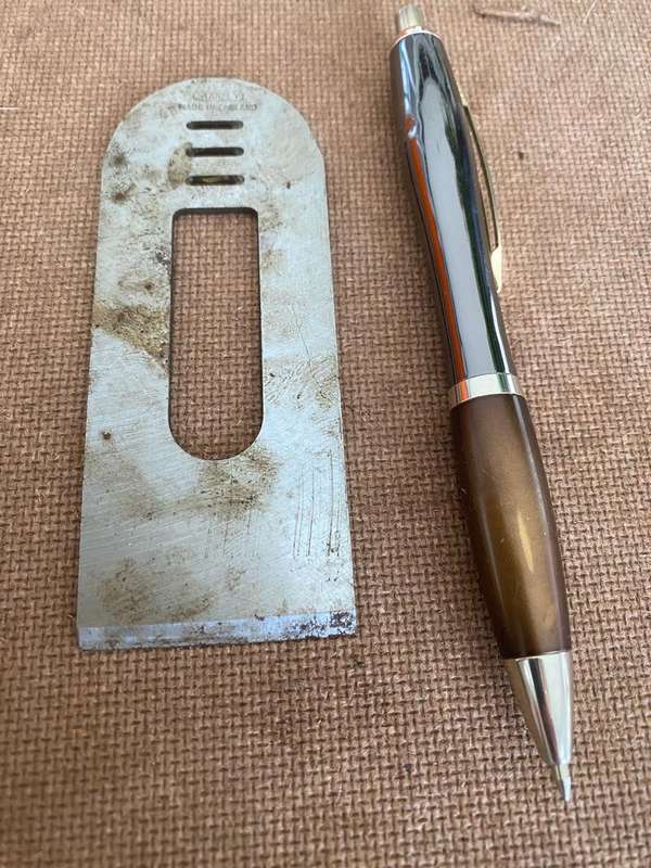 Stanley England Block Plane Blade.
