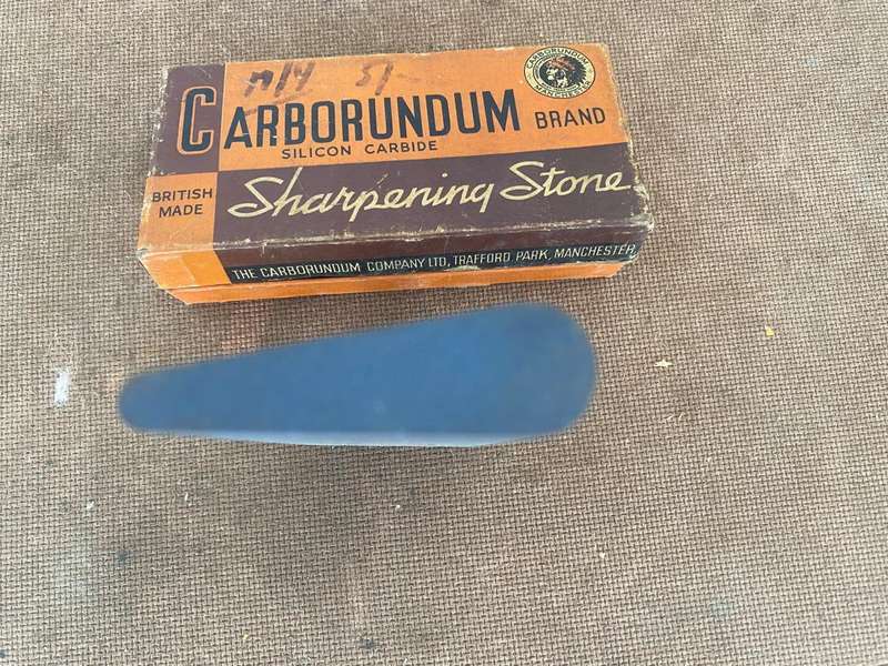 New British Made Carborundum Silicon Carbide Slipstone.  - 180 Fine.