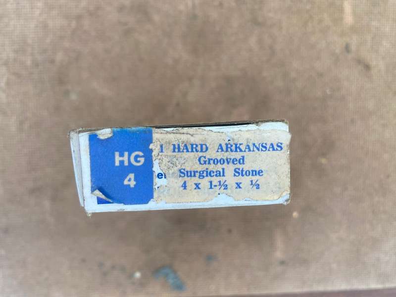 Bear Brand Norton Hard Arkansas Surgical (Very Fine) Multi-Purpose Oilstone.  - 4 x 1 2 x 12 inch.
