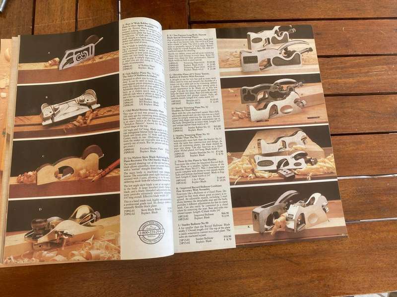 The 1995 Garrett Wade Tool Catalog.