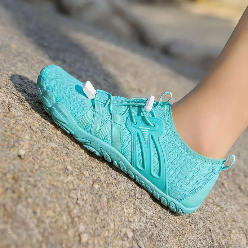Aqua Green Lightweight barefoot feel / Aqua Shoes Lace Up Size 8