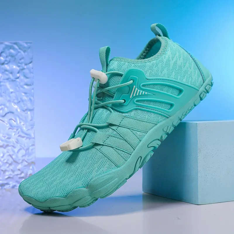 Aqua Green Lightweight barefoot feel / Aqua Shoes Lace Up Size 8