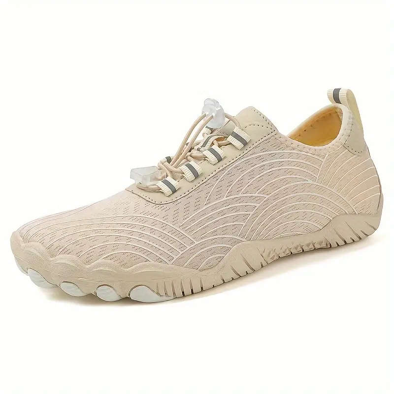 Beige  Lightweight barefoot feel / Aqua Shoes Lace Up Size 8