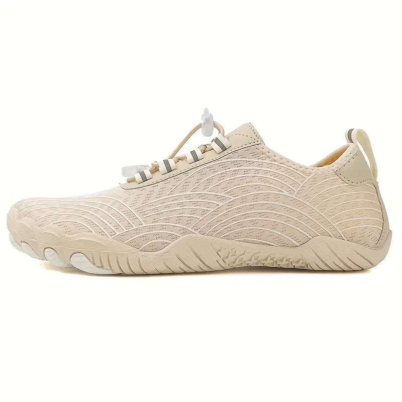 Beige  Lightweight barefoot feel / Aqua Shoes Lace Up Size 8