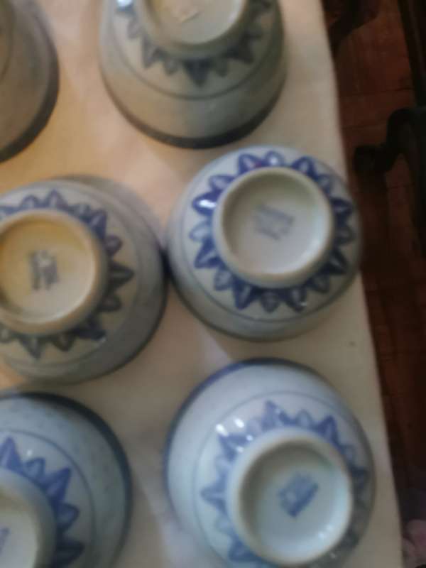 11 OF 10,5 CHINESE RICE BOWLS