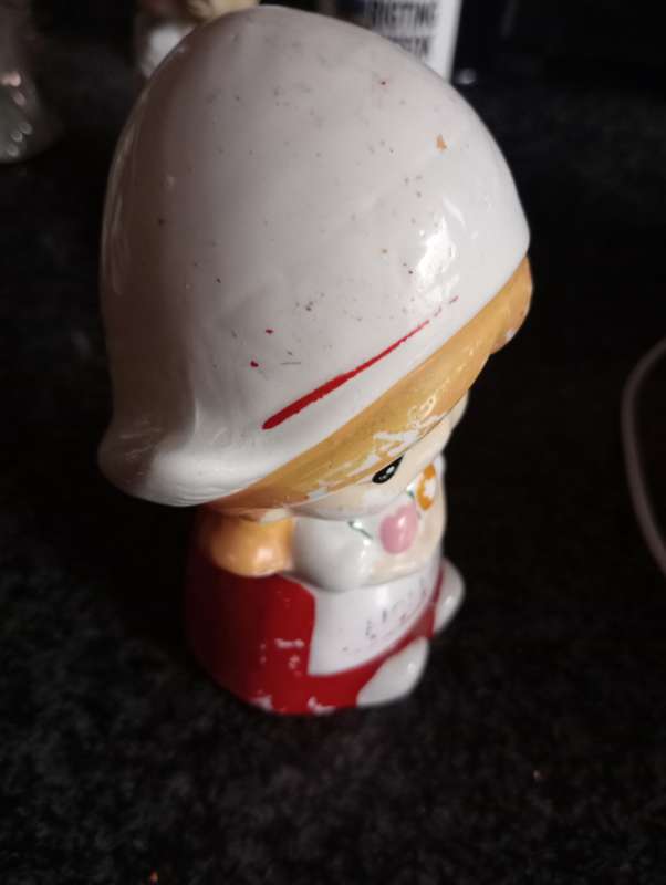 VINTAGE 12 CM GIRL ORNAMENT