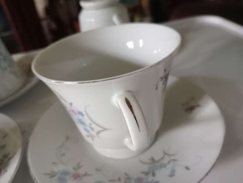 VINTAGE 21 PIECE MAKED TEASET MADE IN CHINA